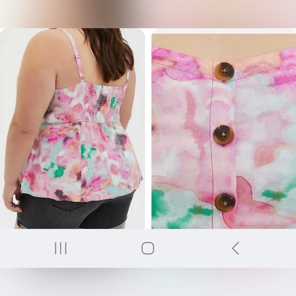 Fit and flare floral tank torrid - Picture 7 of 9